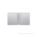 Double 1Gang 1Way Switch Surface Mounted Durable waterproof
